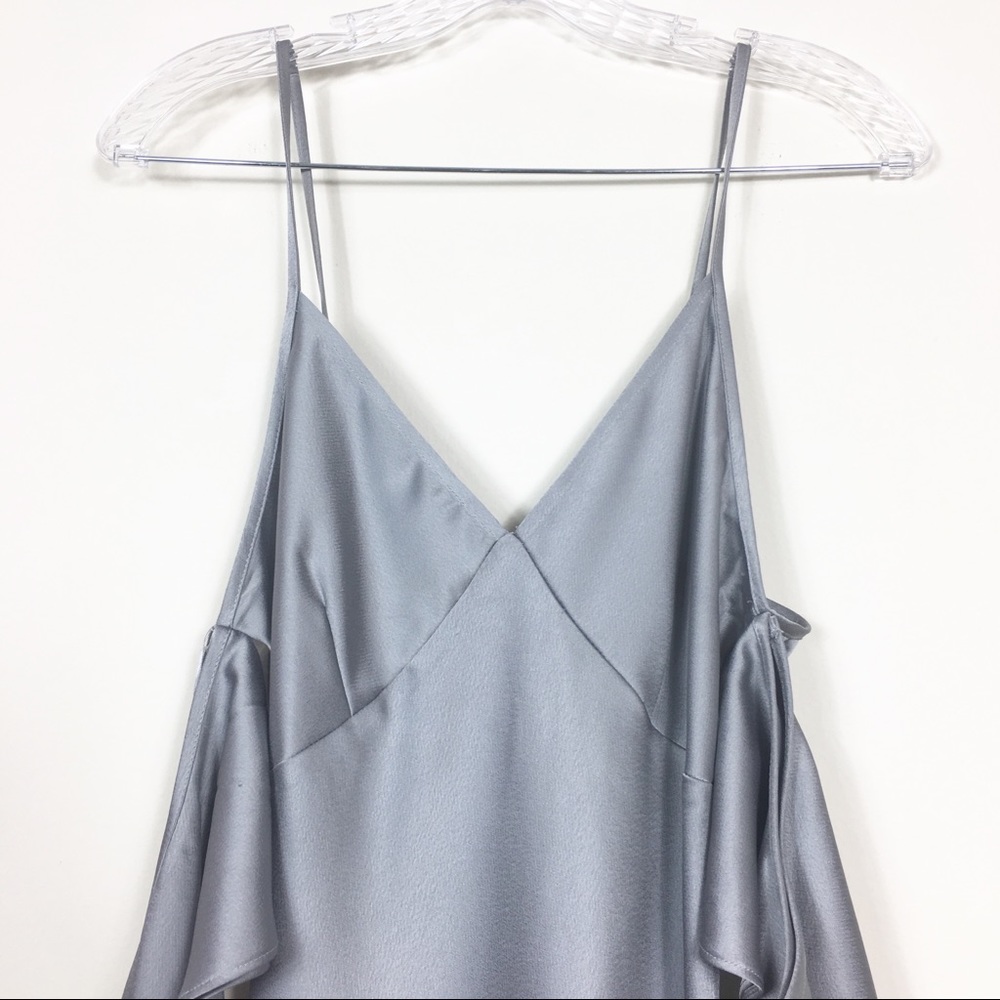 NEW! ASTR | Ruffle Cold Shoulder Full Maxi Dress - Picture 6 of 8